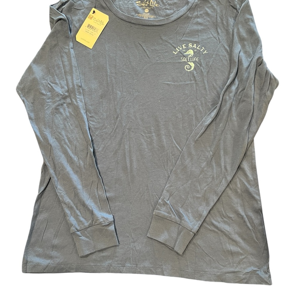 Salt Life Charcoal Long Sleeve Tee